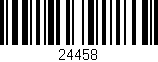Código de barras (EAN, GTIN, SKU, ISBN): '24458'