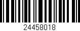 Código de barras (EAN, GTIN, SKU, ISBN): '24458018'
