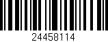 Código de barras (EAN, GTIN, SKU, ISBN): '24458114'
