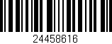 Código de barras (EAN, GTIN, SKU, ISBN): '24458616'