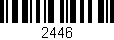 Código de barras (EAN, GTIN, SKU, ISBN): '2446'