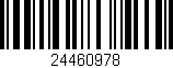 Código de barras (EAN, GTIN, SKU, ISBN): '24460978'