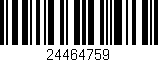 Código de barras (EAN, GTIN, SKU, ISBN): '24464759'