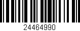 Código de barras (EAN, GTIN, SKU, ISBN): '24464990'