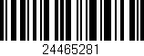 Código de barras (EAN, GTIN, SKU, ISBN): '24465281'