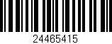 Código de barras (EAN, GTIN, SKU, ISBN): '24465415'