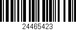 Código de barras (EAN, GTIN, SKU, ISBN): '24465423'