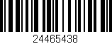 Código de barras (EAN, GTIN, SKU, ISBN): '24465438'