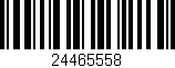 Código de barras (EAN, GTIN, SKU, ISBN): '24465558'