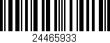 Código de barras (EAN, GTIN, SKU, ISBN): '24465933'