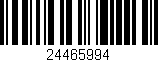 Código de barras (EAN, GTIN, SKU, ISBN): '24465994'