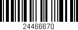 Código de barras (EAN, GTIN, SKU, ISBN): '24466670'