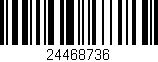 Código de barras (EAN, GTIN, SKU, ISBN): '24468736'