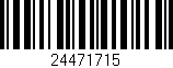 Código de barras (EAN, GTIN, SKU, ISBN): '24471715'