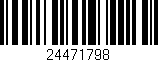 Código de barras (EAN, GTIN, SKU, ISBN): '24471798'