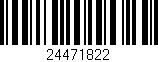 Código de barras (EAN, GTIN, SKU, ISBN): '24471822'