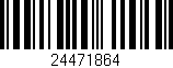 Código de barras (EAN, GTIN, SKU, ISBN): '24471864'