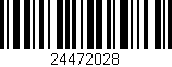 Código de barras (EAN, GTIN, SKU, ISBN): '24472028'