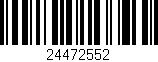 Código de barras (EAN, GTIN, SKU, ISBN): '24472552'