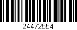 Código de barras (EAN, GTIN, SKU, ISBN): '24472554'
