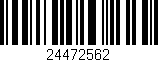 Código de barras (EAN, GTIN, SKU, ISBN): '24472562'