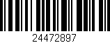 Código de barras (EAN, GTIN, SKU, ISBN): '24472897'