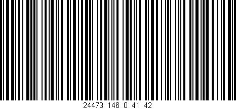 Código de barras (EAN, GTIN, SKU, ISBN): '24473_146_0_41/42'