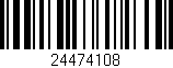 Código de barras (EAN, GTIN, SKU, ISBN): '24474108'