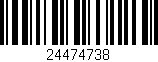 Código de barras (EAN, GTIN, SKU, ISBN): '24474738'