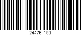 Código de barras (EAN, GTIN, SKU, ISBN): '24476/180'