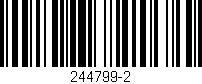 Código de barras (EAN, GTIN, SKU, ISBN): '244799-2'