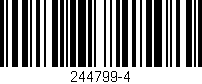 Código de barras (EAN, GTIN, SKU, ISBN): '244799-4'