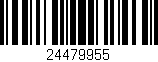 Código de barras (EAN, GTIN, SKU, ISBN): '24479955'