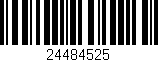 Código de barras (EAN, GTIN, SKU, ISBN): '24484525'