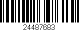 Código de barras (EAN, GTIN, SKU, ISBN): '24487683'