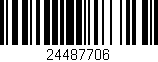 Código de barras (EAN, GTIN, SKU, ISBN): '24487706'