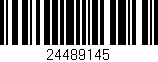 Código de barras (EAN, GTIN, SKU, ISBN): '24489145'
