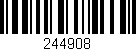 Código de barras (EAN, GTIN, SKU, ISBN): '244908'