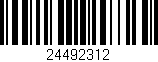 Código de barras (EAN, GTIN, SKU, ISBN): '24492312'