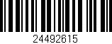 Código de barras (EAN, GTIN, SKU, ISBN): '24492615'