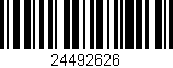 Código de barras (EAN, GTIN, SKU, ISBN): '24492626'