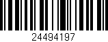 Código de barras (EAN, GTIN, SKU, ISBN): '24494197'
