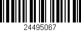 Código de barras (EAN, GTIN, SKU, ISBN): '24495067'