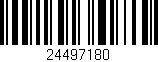 Código de barras (EAN, GTIN, SKU, ISBN): '24497180'