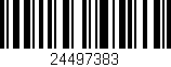 Código de barras (EAN, GTIN, SKU, ISBN): '24497383'