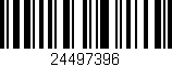 Código de barras (EAN, GTIN, SKU, ISBN): '24497396'