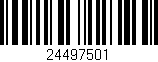 Código de barras (EAN, GTIN, SKU, ISBN): '24497501'