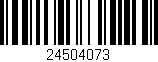 Código de barras (EAN, GTIN, SKU, ISBN): '24504073'