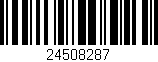 Código de barras (EAN, GTIN, SKU, ISBN): '24508287'