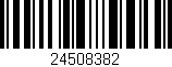 Código de barras (EAN, GTIN, SKU, ISBN): '24508382'